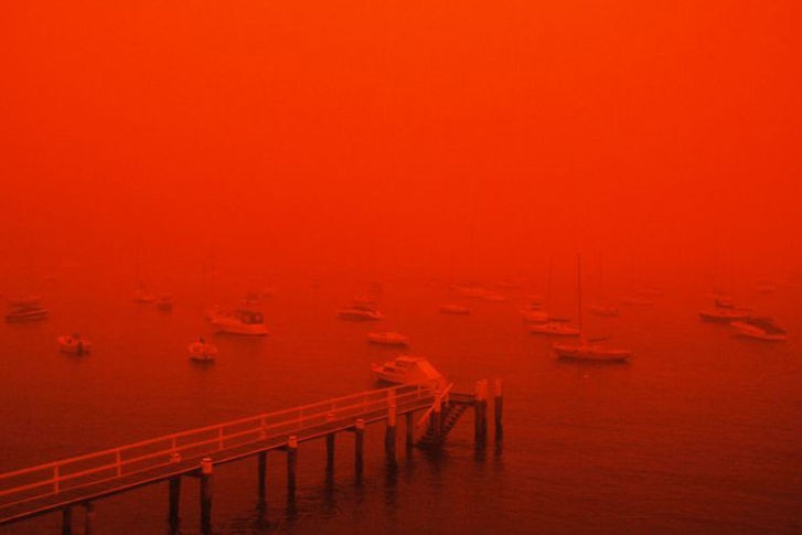 The Double Bay marina