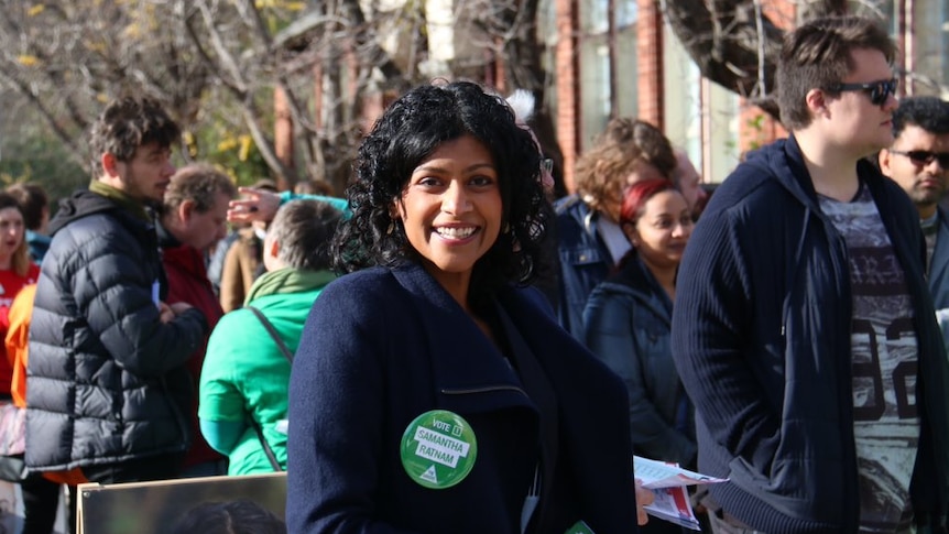 Samantha Ratnam, Greens candidate, Wills