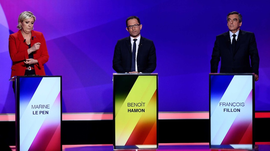 French presidential candidates debate