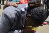 A relative of Kenyan student killed in Garissa attack mourns