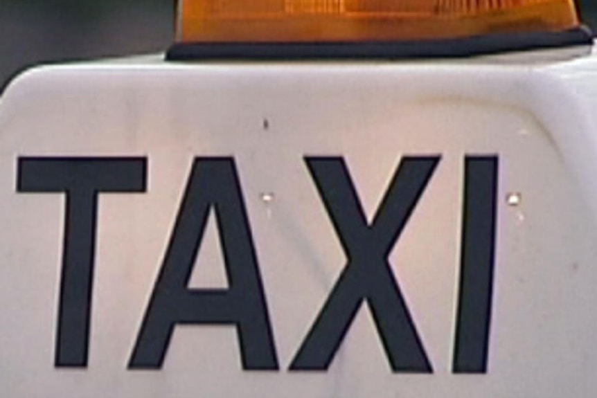 A generic sign on top of a Sydney taxi