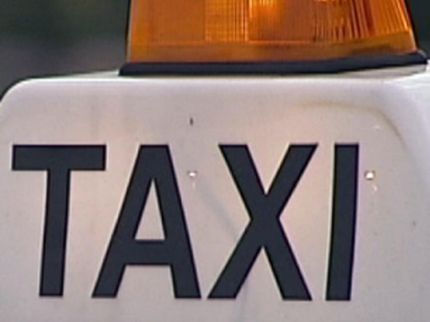 Sydney taxi library shot.