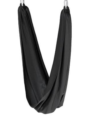 Black cloth yoga swing