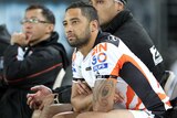 Benji Marshall on the sidelines against Souths