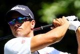 Adam Scott tees off at Players Championship