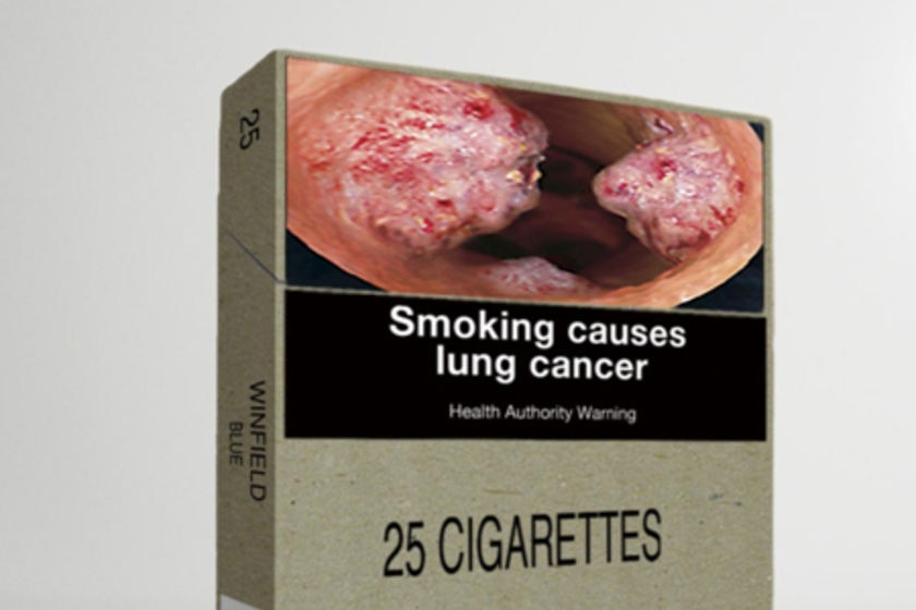 aussie cigarette packets Australia put cigarettes in standardized packs with graphic labels and they're working Cigarette packets in Australia -