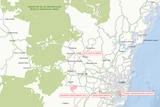 Location of Sydney airport sites