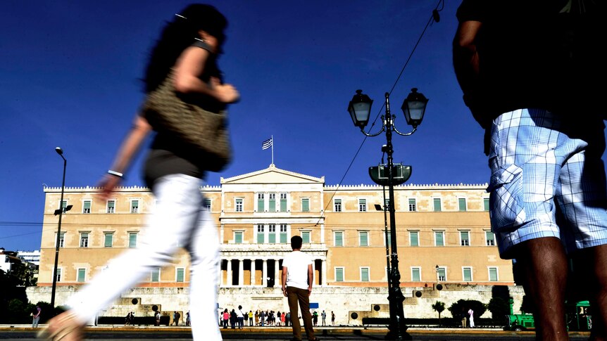 Greek parliament in Athens