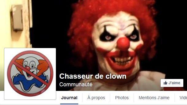 French police warning against clown aggression
