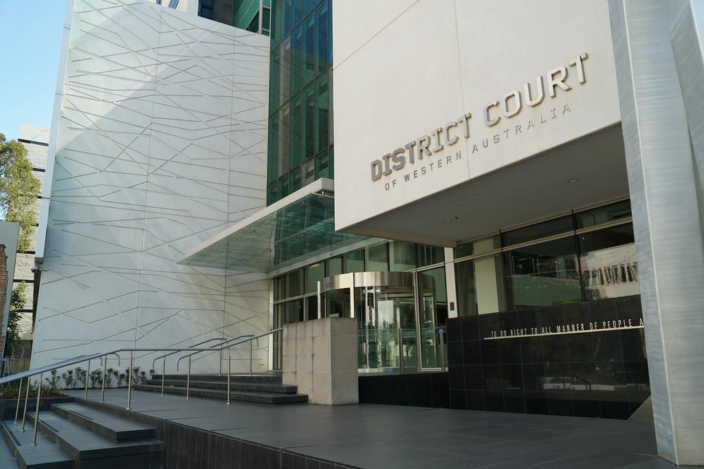 The outside of a court building in Perth