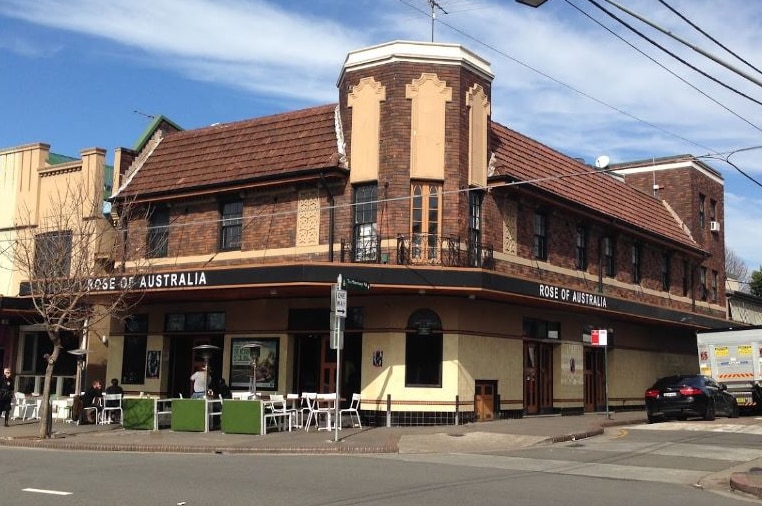 The exterior of a pub.