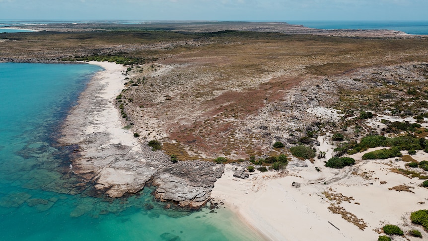 Wessel Islands aerial view, mostly land