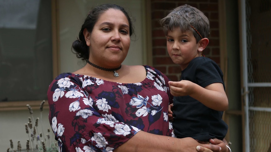 Jemima Balhas and her son Tobias