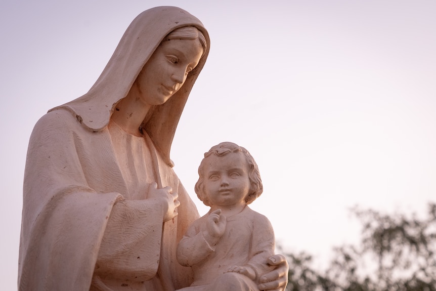 A statue of Mary in Wadeye.