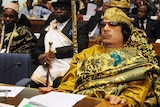 Fighting terrorism: Mr Gaddafi says jihad will engulf the region if Libya's rebels win.