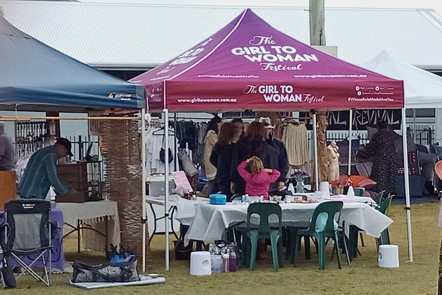 Girl to Woman stall at Lennox Heads markets
