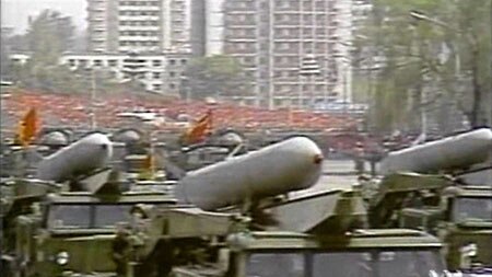 North Korea has warned it will continue to test-fire missiles.