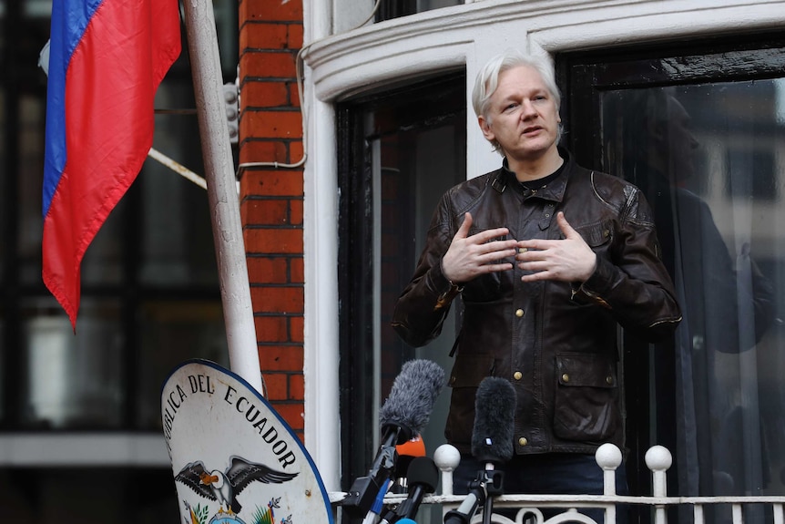 Julian Assange in Embassy of Ecuador