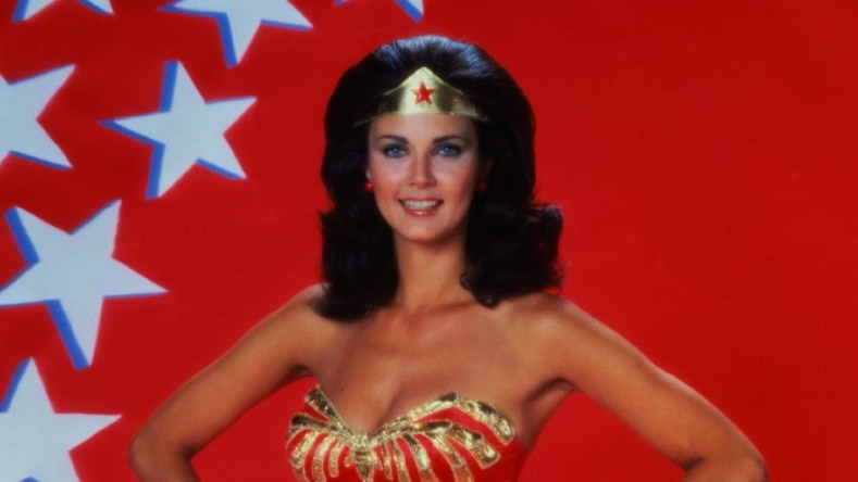 Lynda Carter as wonder woman