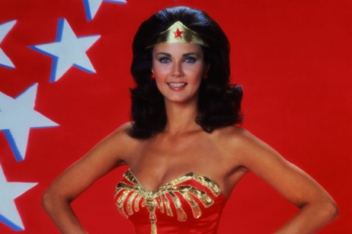 Lynda Carter as wonder woman