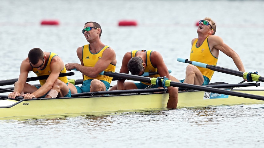 Australia's lightweight four are shattered after missing a medal