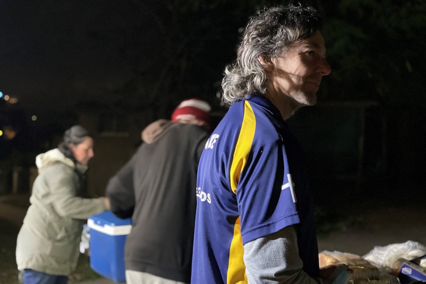 Anthony Burke volunteers to help homeless people in Ipswich