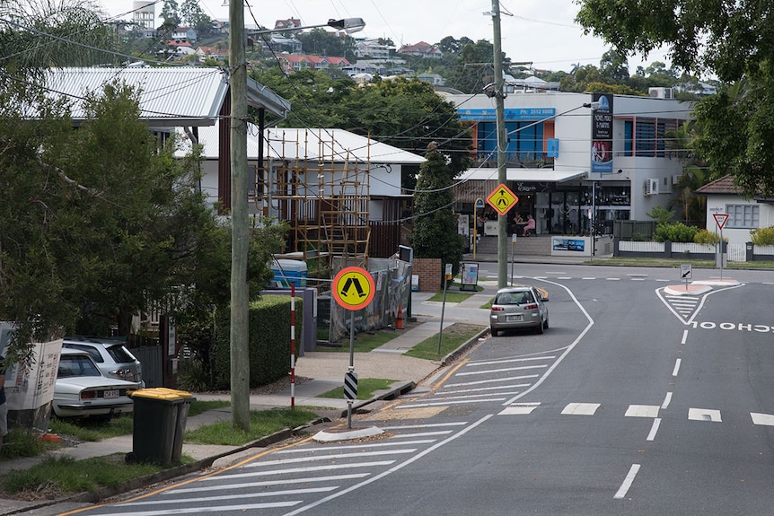 The same street in 2016.