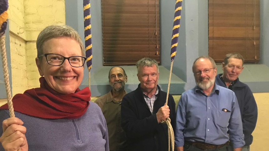 Ballarat bell-ringers gather to train every Wednesday evening