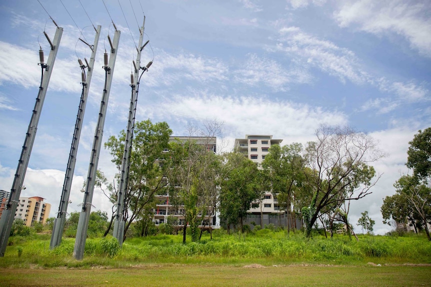 View of apartments from One Mile Dam