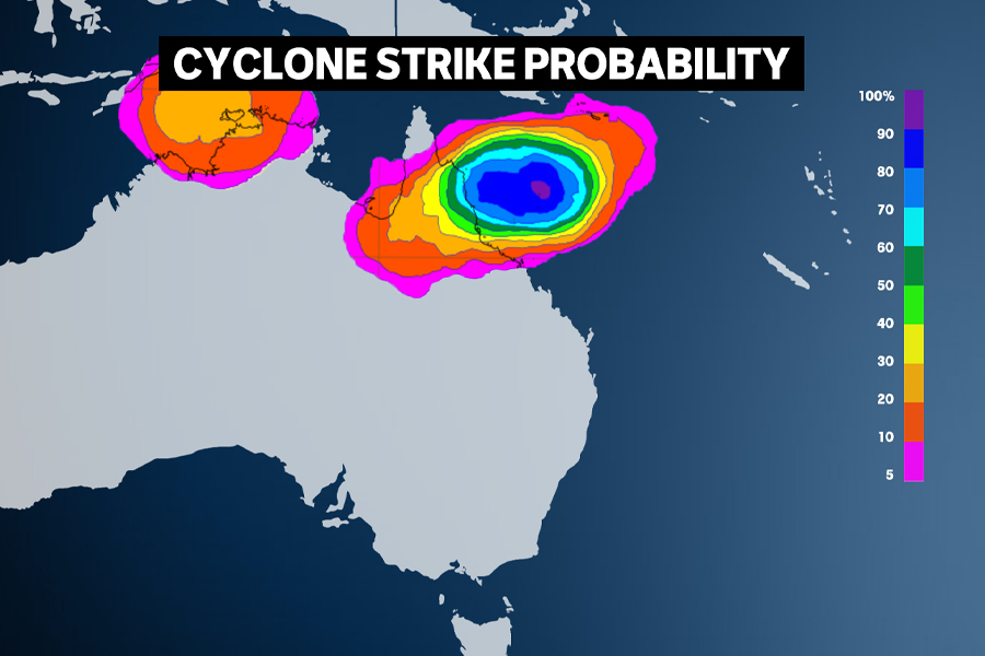 MAP cyclone strike probability