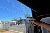 Rock thrown at bus transporting school children