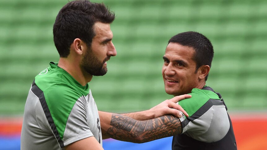Socceroos strike weapons Mile Jedinak and Tim Cahill
