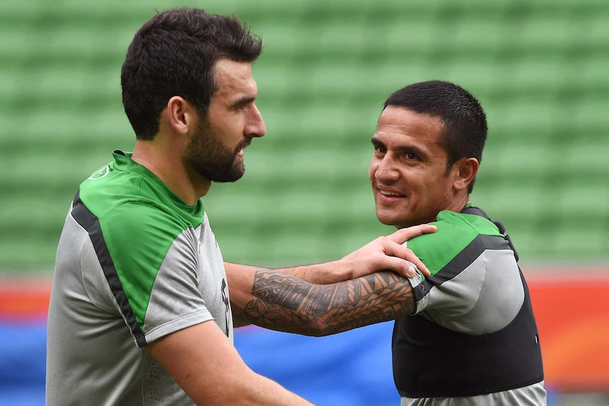 Socceroos strike weapons Mile Jedinak and Tim Cahill