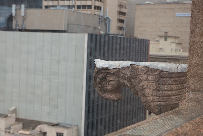 One of the 200 monuments on the CML building.