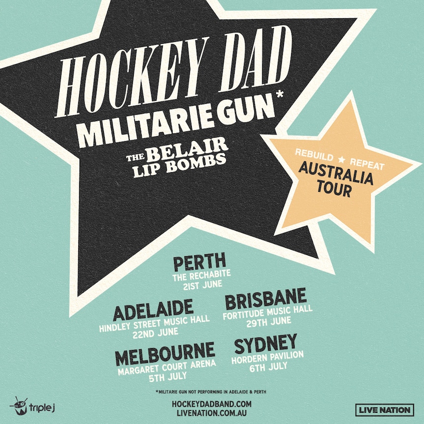 Hockey Dad are heading on tour across June and July this year