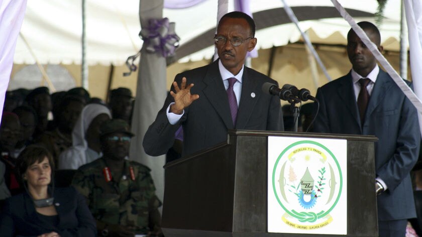 Paul Kagame slammed the cowardice of an international community that 'abandoned' his people.