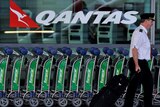'Grave situation'... a Qantas pilot at Sydney airport