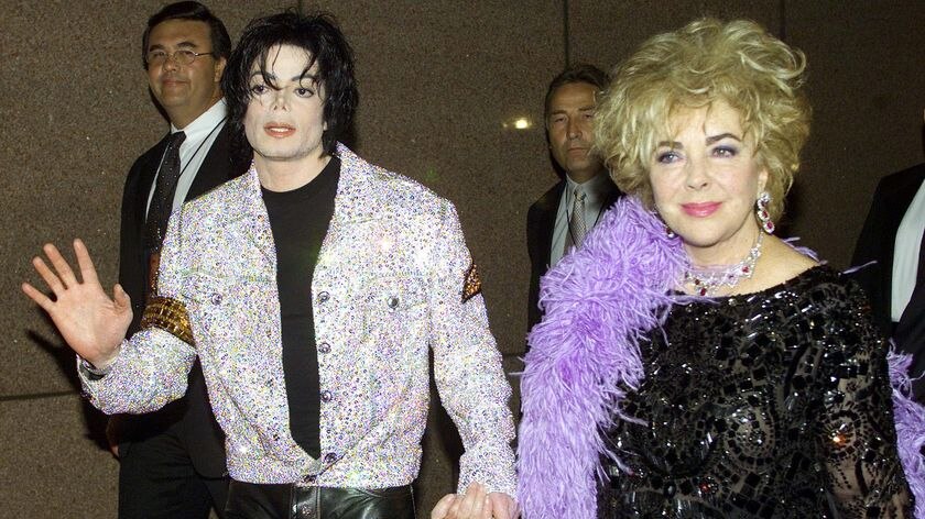 Michael Jackson and Elizabeth Taylor