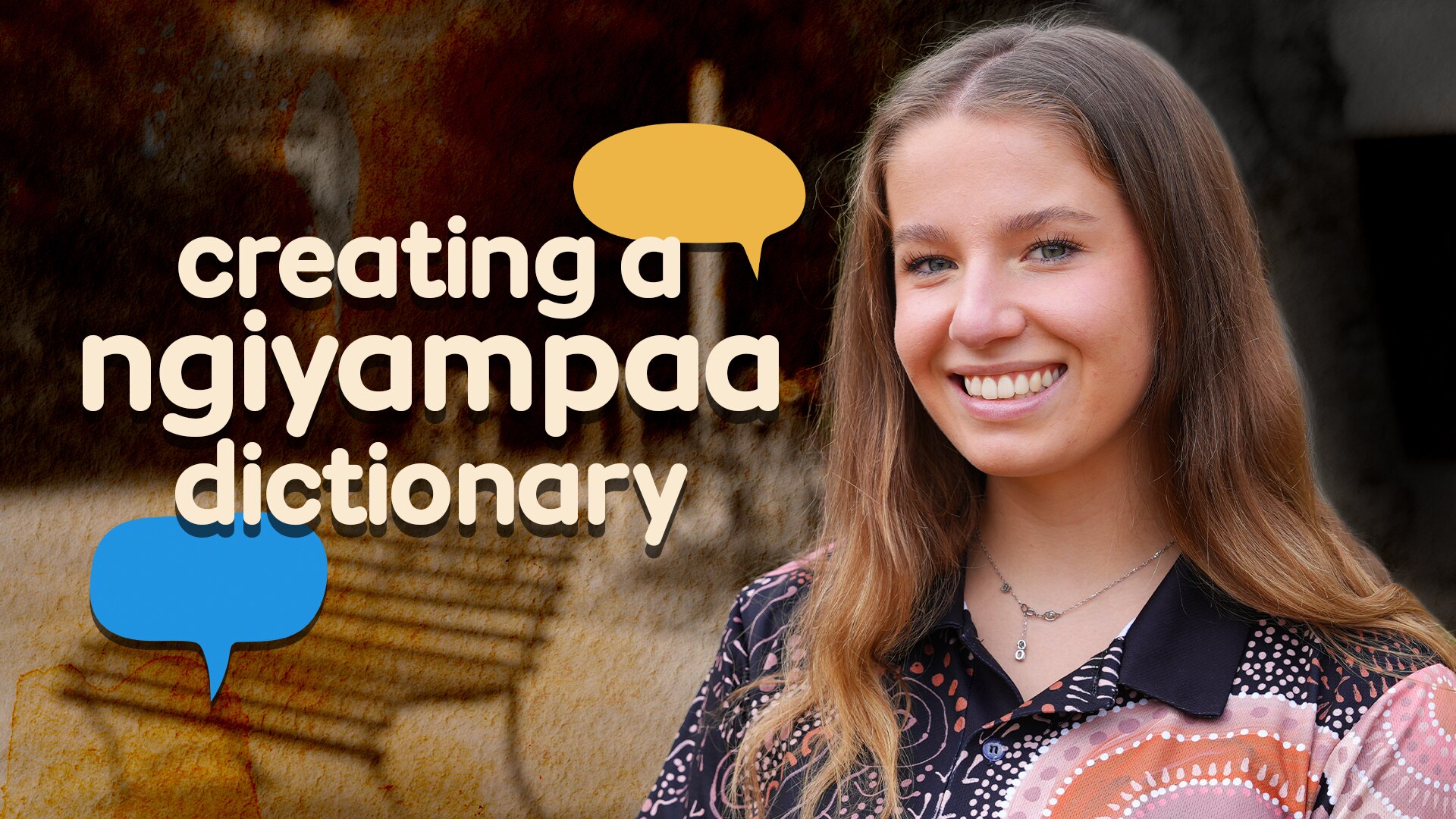 Mikayla smiles to camera.