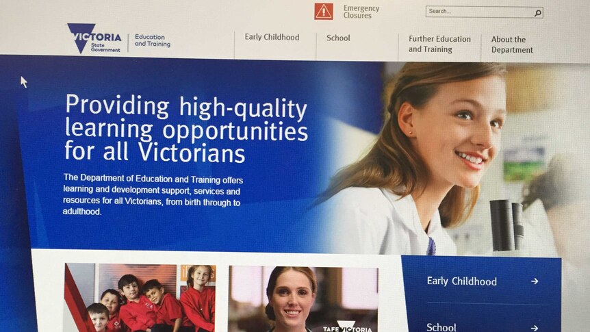 Victoria Education Department website.
