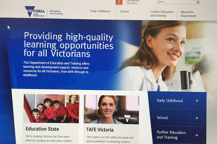 Victoria Education Department website.