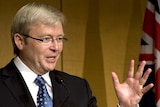 Academics say Mr Rudd is using colloquial lanuage in an attempt to reach a broader audience.