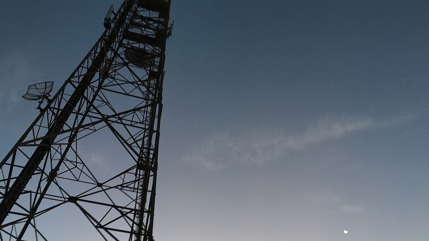 A mobile tower in Kimba, South Australia