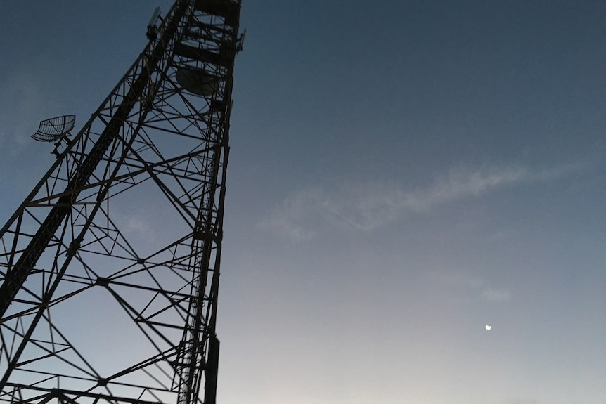 A mobile tower in Kimba, South Australia