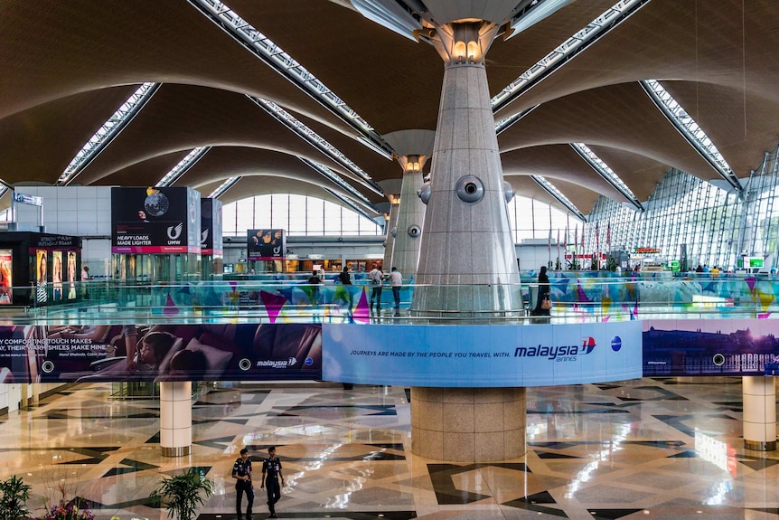 The departures hall at Kuala Lumpur International Airport.