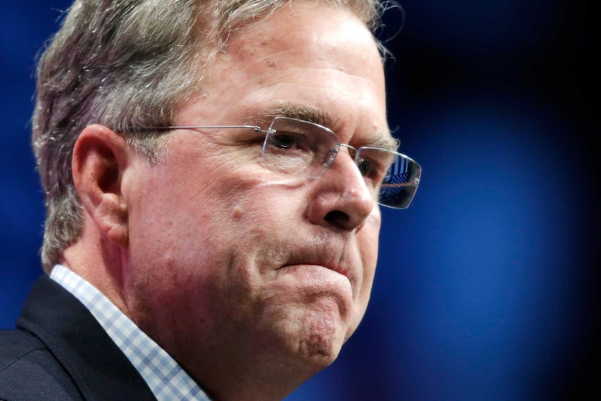 US Republican presidential candidate Jeb Bush