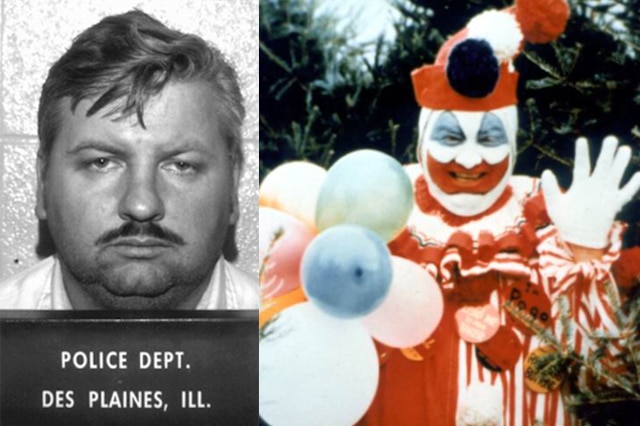 John Wayne Gacy and Pogo the clown