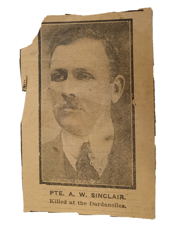 Augustus Sinclair Newspaper Clipping