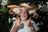 Owen "Rabbit" Pointer was reunited with his crab hat.