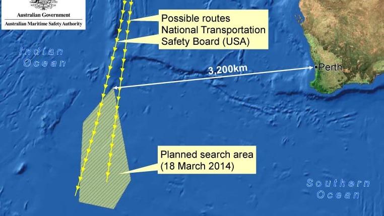MH370 map search
